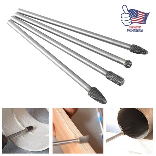 Long Reach Double Cut Tungsten Carbide Bits Set