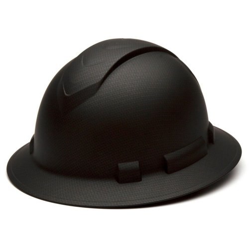 Black RidgeLine Full Brim Protective Hard Hat