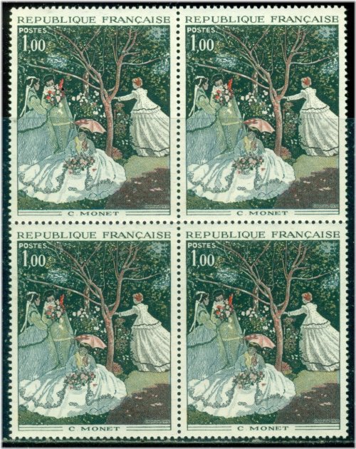 French Artistic Treasures Stamp Set