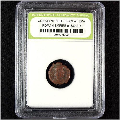 Bronze Coin from the Reign of Constantine the Great, circa 330 AD