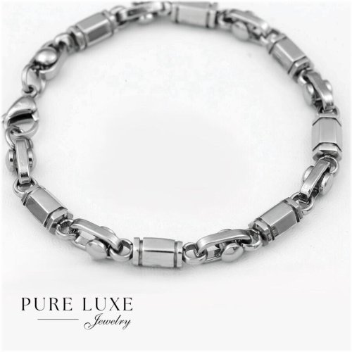 Hexagon Link Chain Bracelet