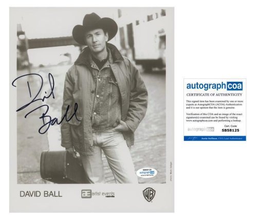 David Ball "Thinkin' Problem" Signed Photo - ACOA Autographed 8x10