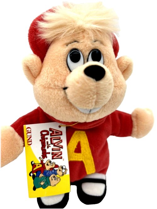 Vintage Sitting Bean Bag Plush - Alvin & Chipmunks