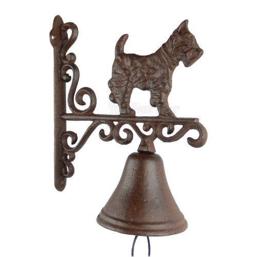 Antique Scottish Terrier Dinner Bell