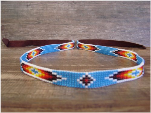 Southwestern Beaded Hat Band by Jacklyn Cleveland