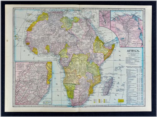 Africa Cartographic Journey: 1899 Martin Miller Map