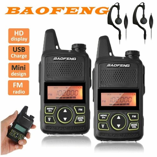 Mini Dual Band Walkie Talkie Set