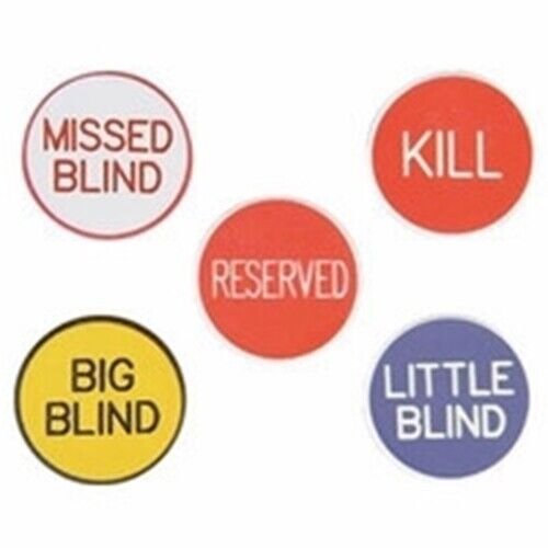 Poker Dealer Button Set - Complete Game Kit