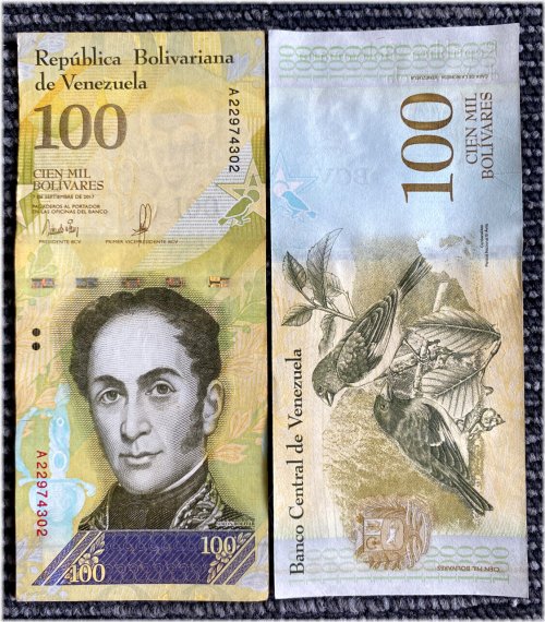 Bolivar Legacy: Circulated World Paper Money Collection