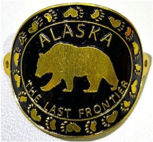 Last Frontier Bear Hiking Medallion