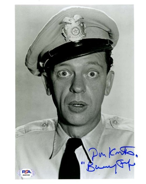 Mayberry Memories Autographed Photograph by Don Knotts