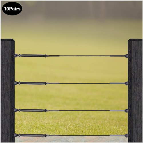 Black Cable Swage Turnbuckle Kit