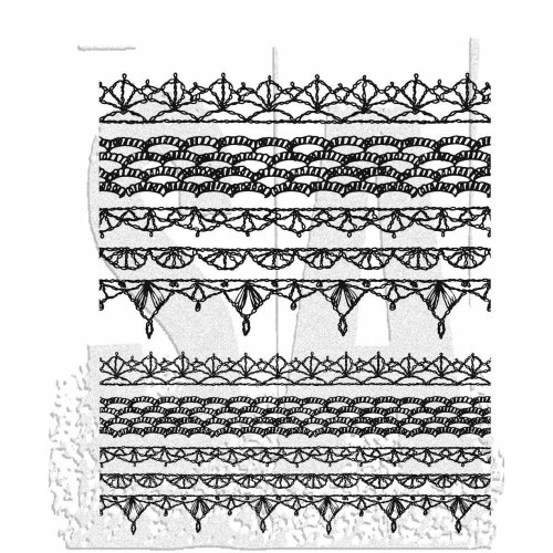 Crochet Trims Stamp Set by Tim Holtz