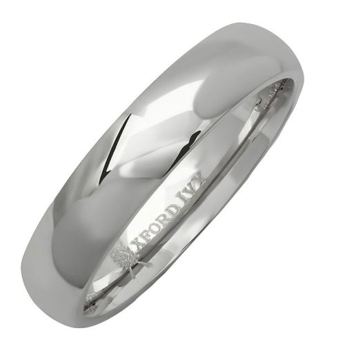 Sleek Titanium Comfort Fit Ring