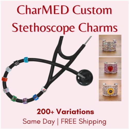 Crystal Charms for Medical Stethoscopes