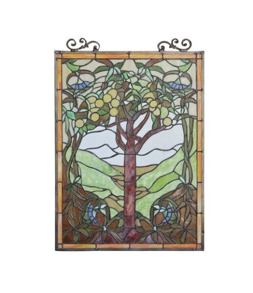 Tree of Life Art Glass Panel
