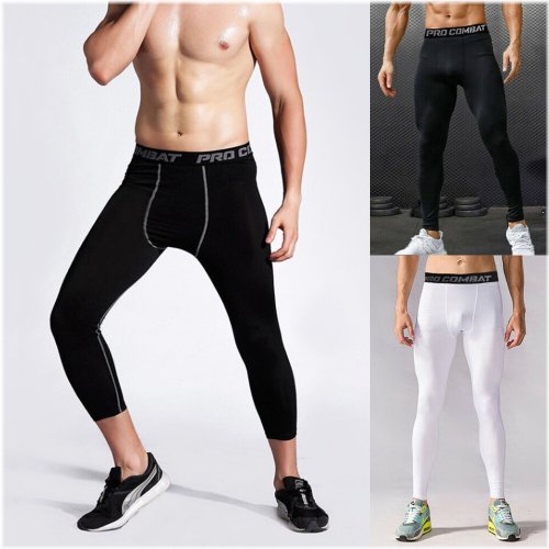 Thermal Compression Leggings for Men - Ideal for Workouts and Sports