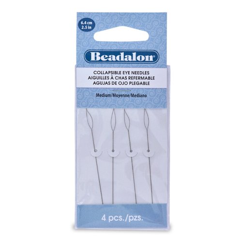 Collapsible Eye Beading Needles - Set of 4