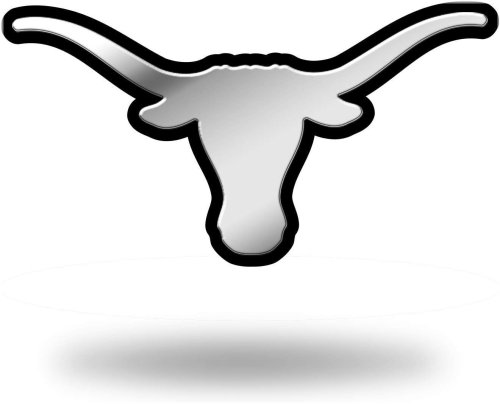 Longhorns Chrome Auto Emblem