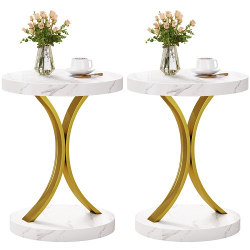 Marble Top Duo Tables