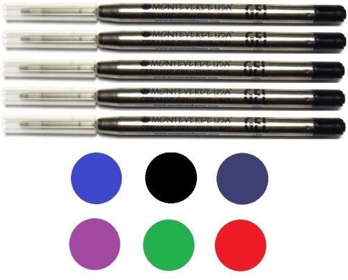 Monteverde Gel Ink Ballpoint Refills - Fine Point (Parker Style)