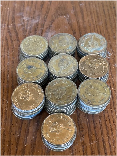 Car Wash Coin Collection