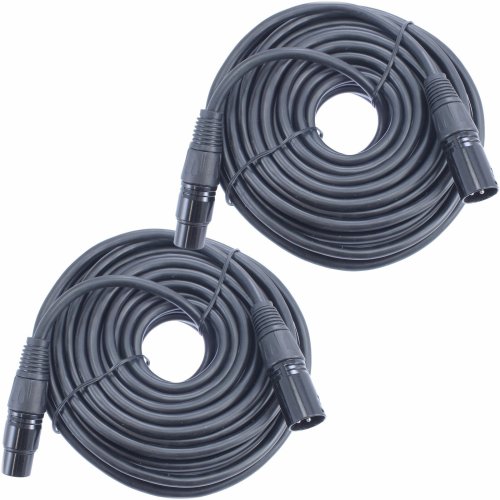 ProShield XLR Cable Set - 50ft (2 Pack)