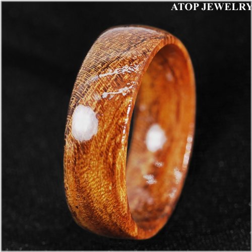 Koa Wood Domed Ring