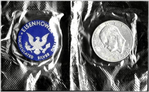 Silver Commemorative Eisenhower Dollar