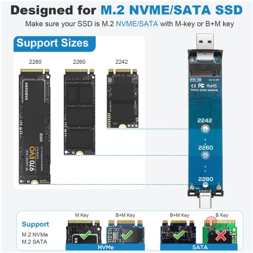 SwiftDrive External Storage Enclosure