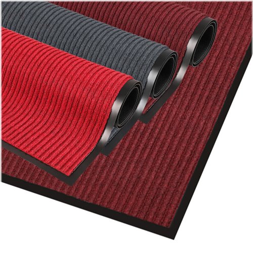 StripeSafe Entrance Rug: Durable and Non-Slip Floor Mat for Your Home or Business