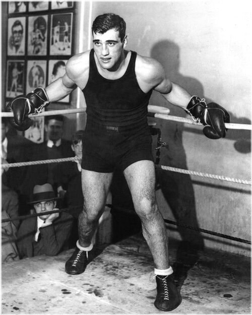Vintage Boxing Legend Portrait