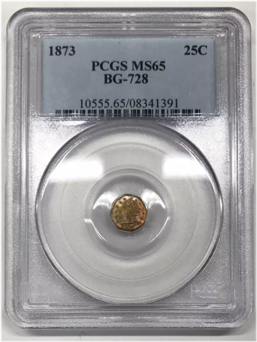 Liberty Octagonal California Gold 1/4 Dollar