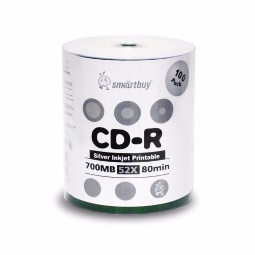 Silver Inkjet Printable CD-R Discs