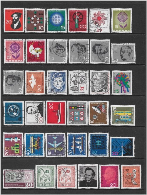 German and Colonial Stamp Collection 1964-1966