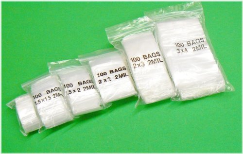 ClearSeal Assorted Small Reclosable Bags - 600 Count