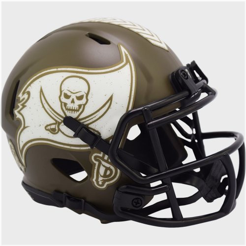 Buccaneers Salute To Service Alternate Autographed Mini Helmet