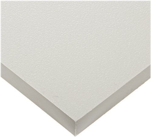 Seaboard Textured Plastic Sheet - 1/4" Thickness in White