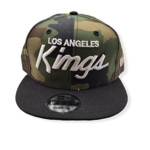 Kings Vintage Camo Script Snapback