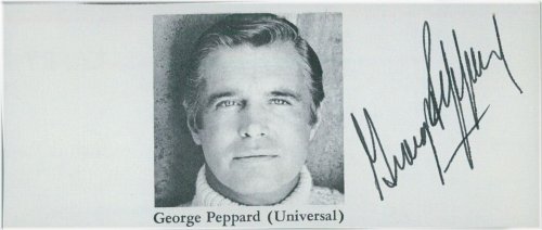 Silver Screen Signature Series: George Peppard Sigory Cut