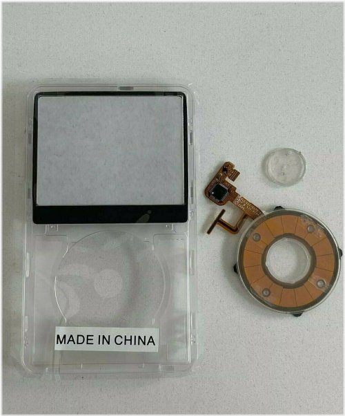 iPod Classic 5th Gen Replacement Face Plate and Clickwheel Button Set