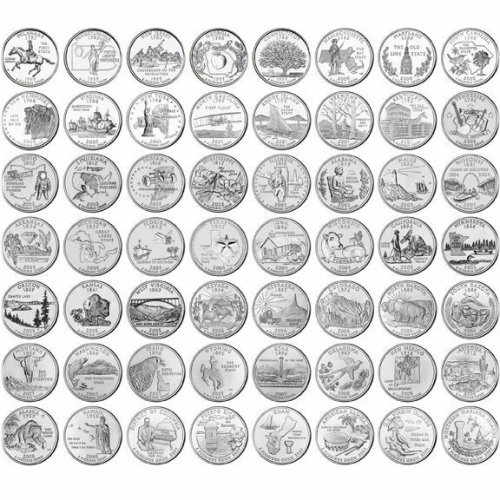 United States Mint Uncirculated Quarter Collection (1999-2009)