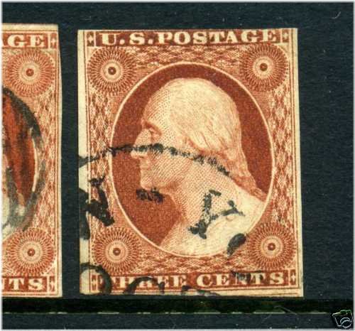Washington Imperf Stamp - Position 42L0 BX4774