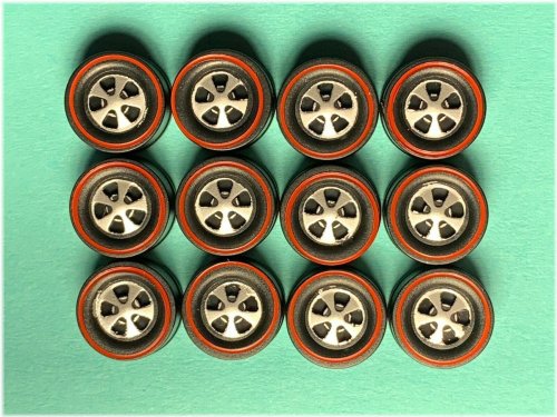 Redline Wheel and Tire Set (12 Pieces)