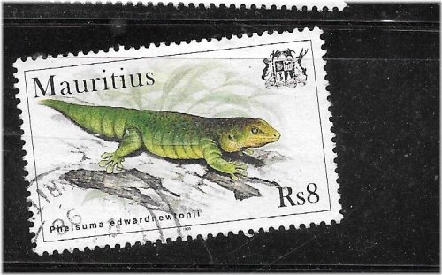 Mauritius Lizard Commemorative Stamp