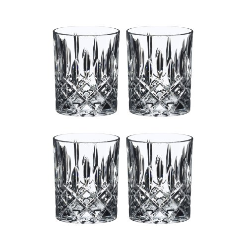 Crystal Clear Whiskey Glasses, Set of 4