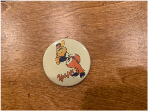 Expos Mascot Pinback Button