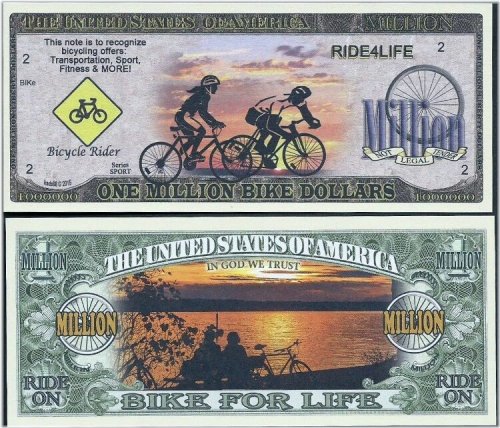 Ride for Life Bicycle Currency