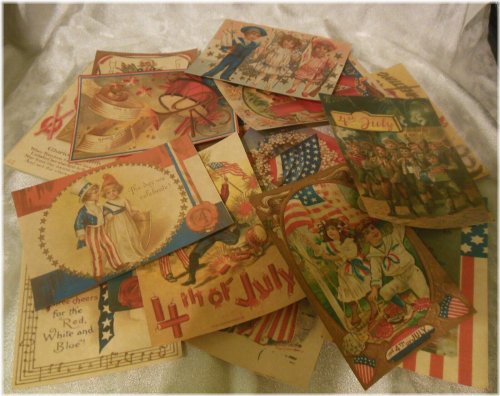 Heritage Collection: Vintage Patriotic Postcard Set