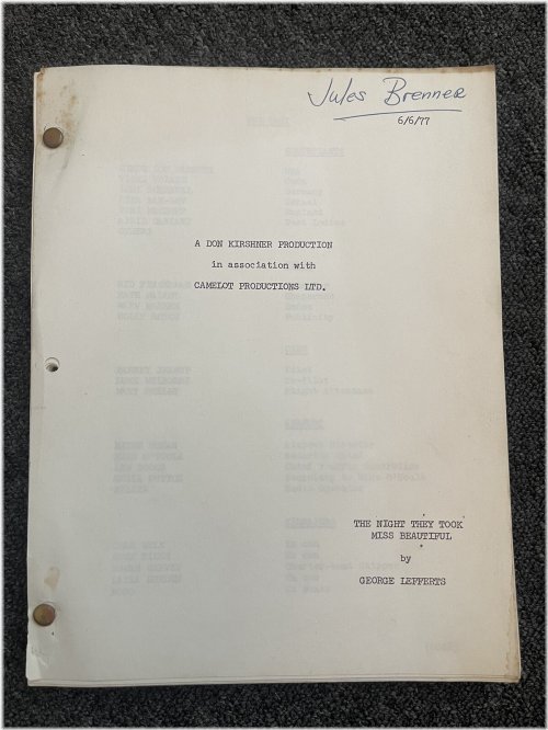 Lost Cinematic Treasure: The Night They Took Miss Beautiful (1977)